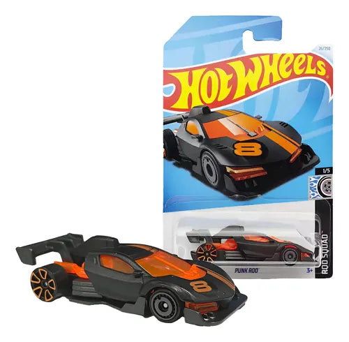Hot Wheels Punk Rod Gris.