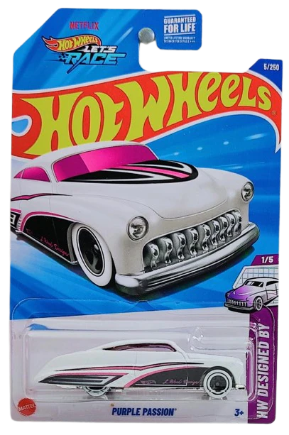 Hot Wheels Purple Passion Blanco.