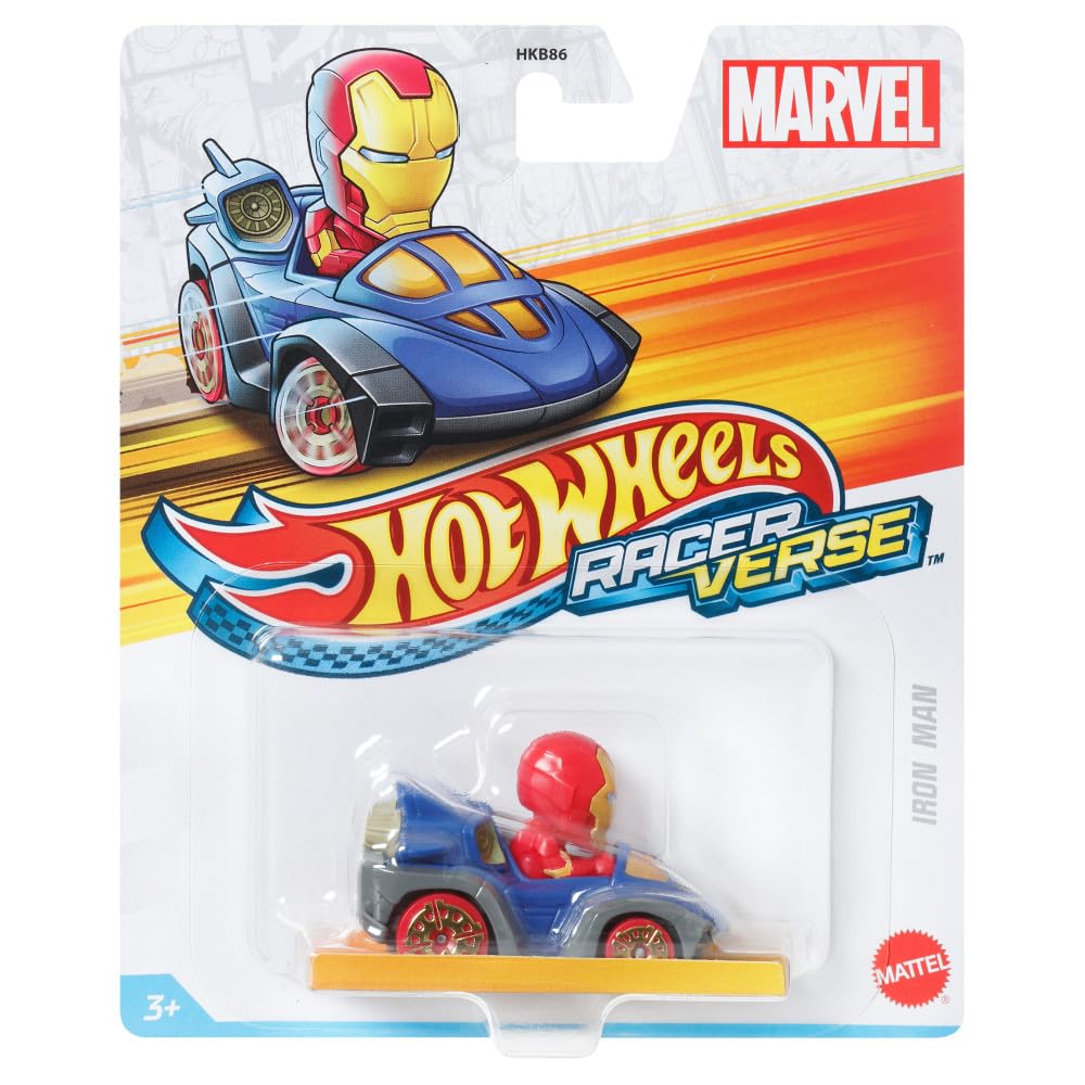 Hot Wheels Racer Verse Marvel Iron Man.