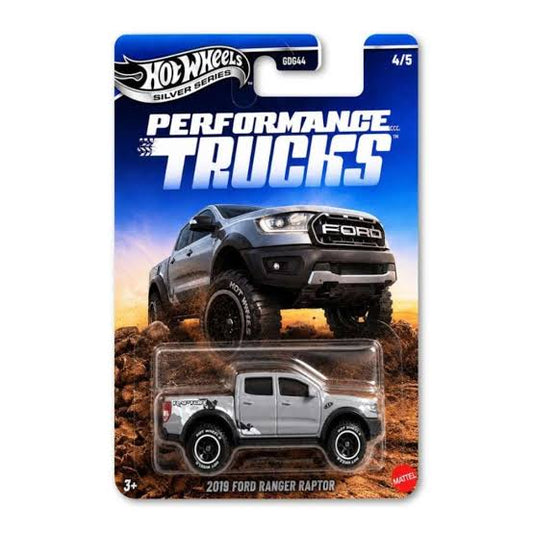 Hot Wheels Silver Series Performance Trucks 2019 Ford Ranger Raptor.