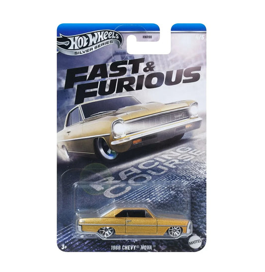 Hot Wheels Silver Series Rápidos y Furiosos 1966 Chevy Nova.