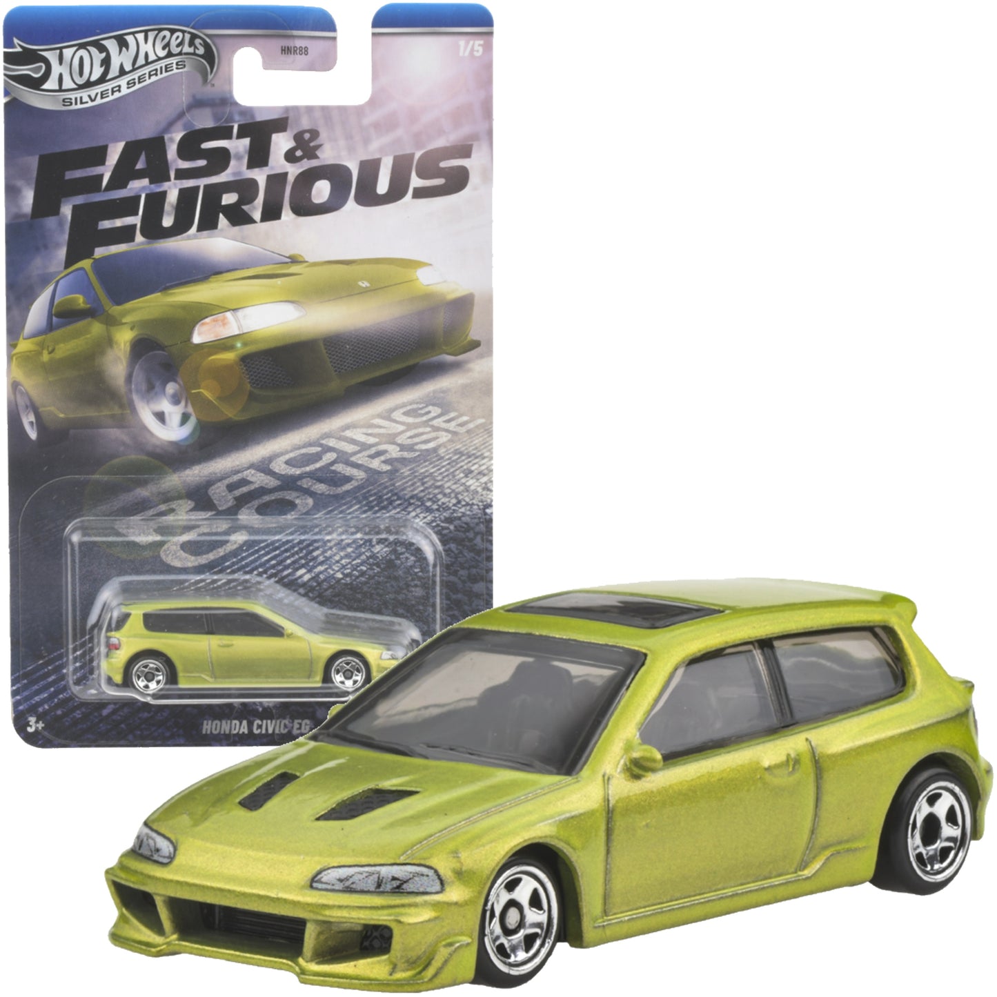 Hot Wheels Silver Series Rápidos y Furiosos Honda Civic EG.