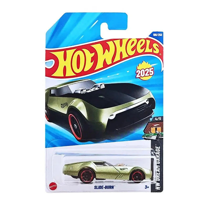 Hot Wheels Slide-Burn Verde.