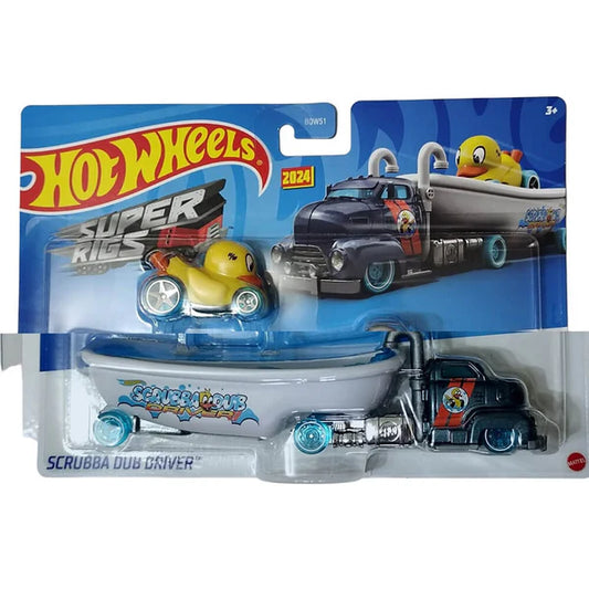 Hot Wheels Super Rigs Scrubba Dub Driver.