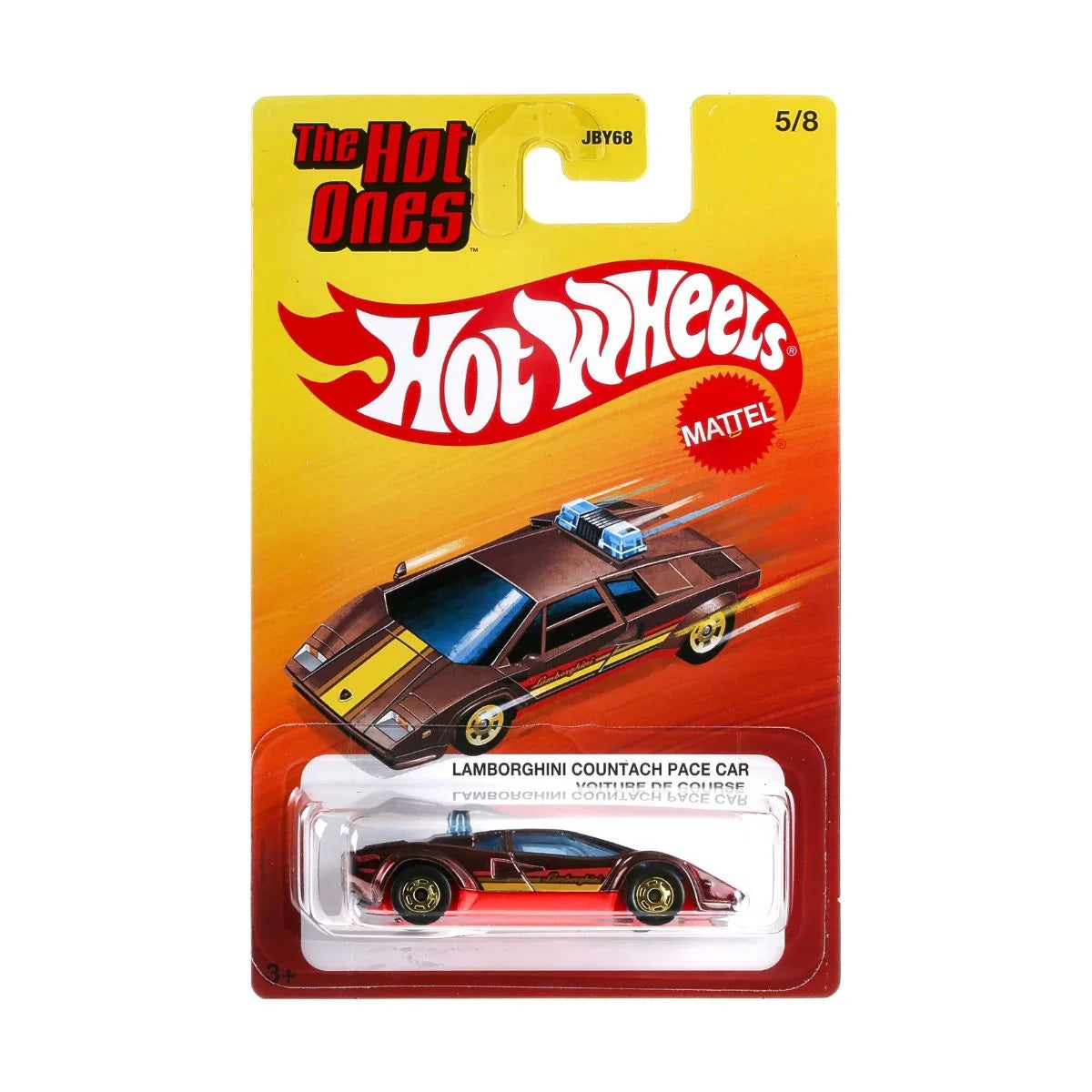 Hot Wheels The Hot Ones Lamborghini Countach Pace Car Voiture de Course.