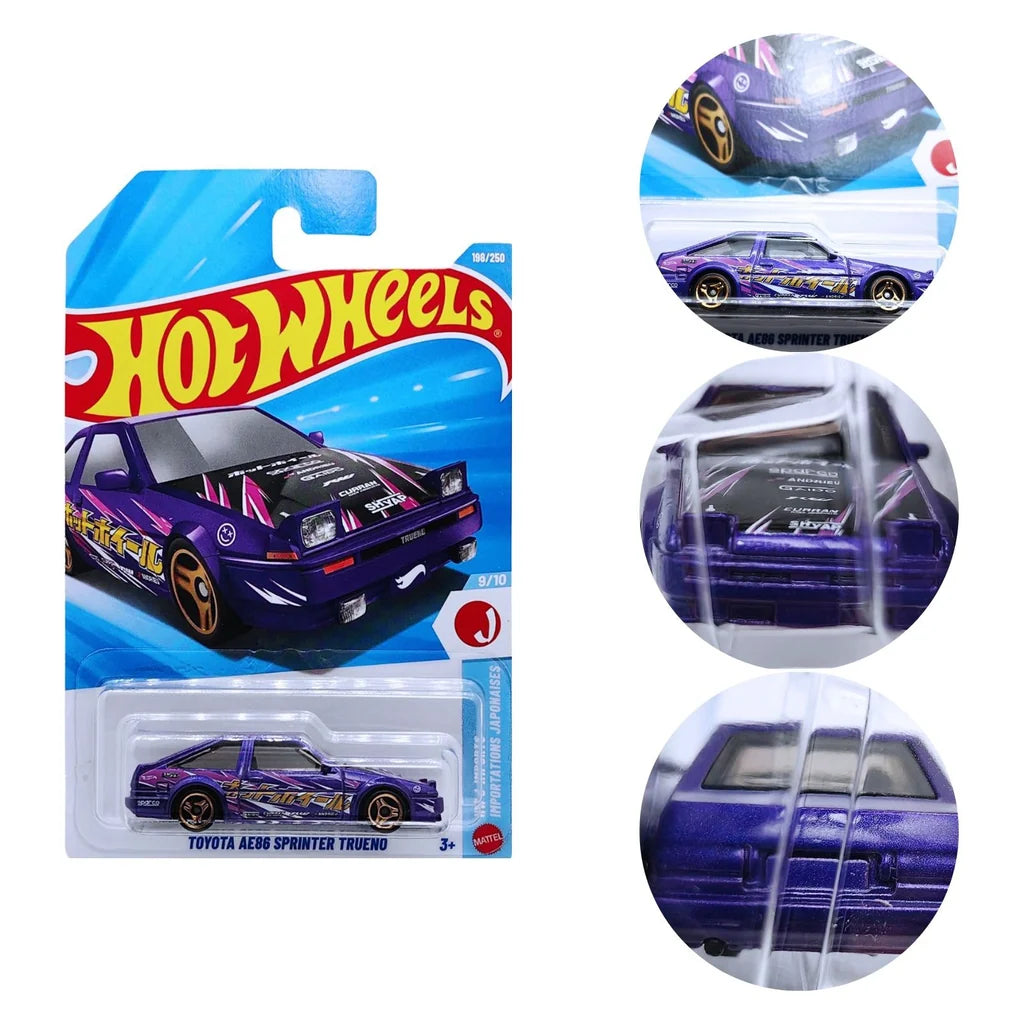 Hot Wheels Toyota AE86 Sprinter Trueno Morado.