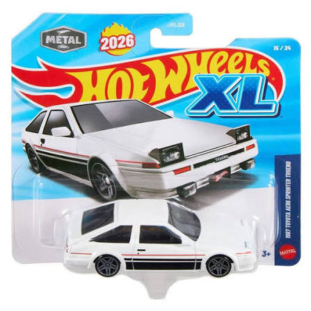 Hot Wheels XL 1987 Toyota AE86 Sprinter Trueno.