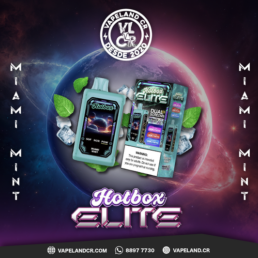 Hotbox Elite Miami Mint 50000 puffs.