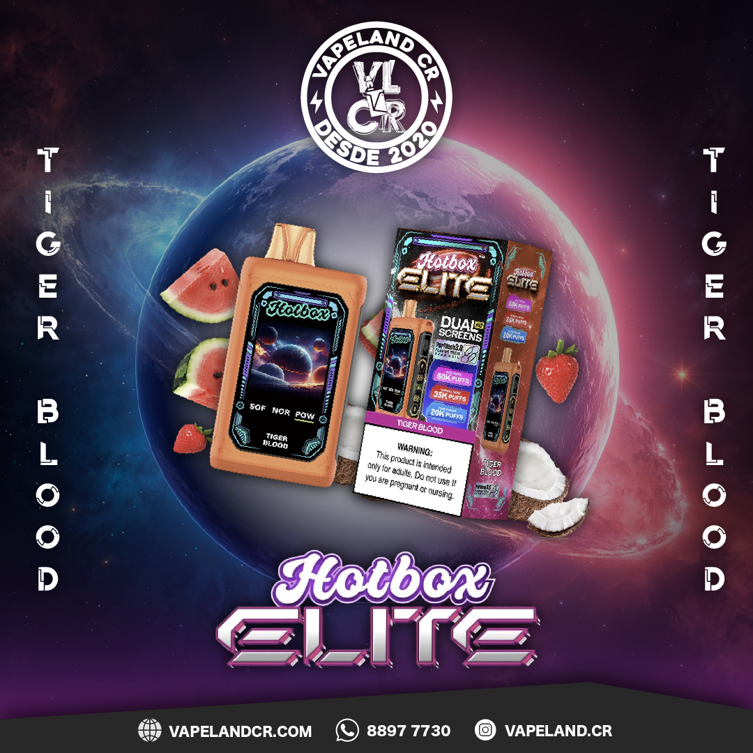 Hotbox Elite Tiger Blood 50000 puffs.