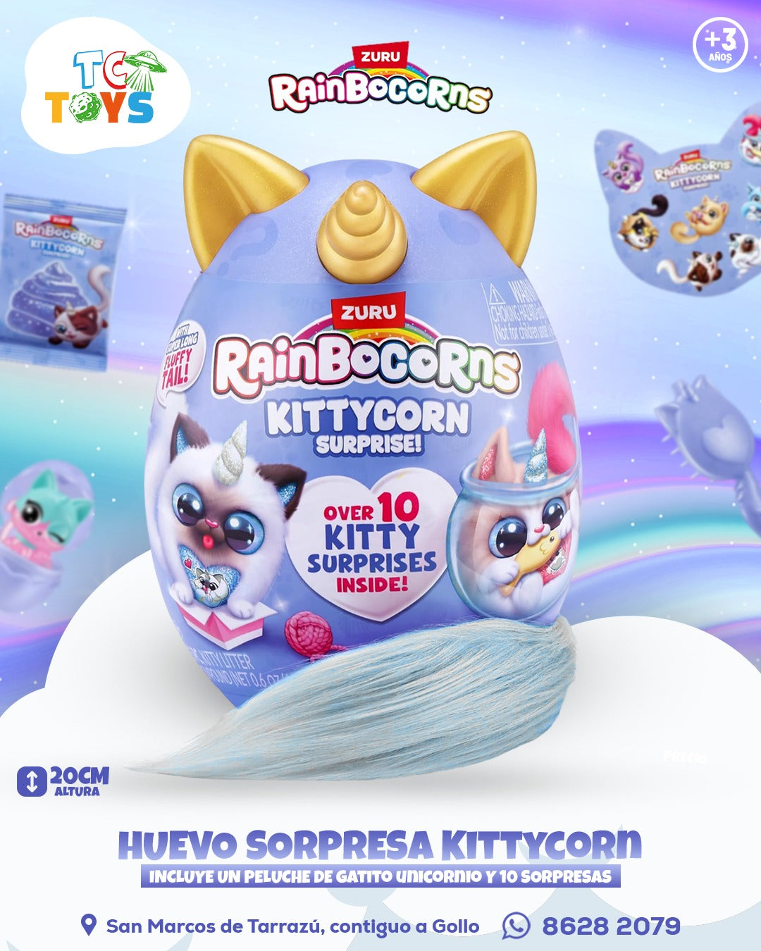 Huevo Zuru Rainbocorns Kittycorn Surprise!.