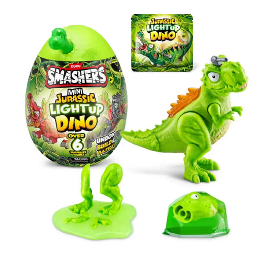 Huevo Zuru Smashers Mini Jurassic Lightup Dino.