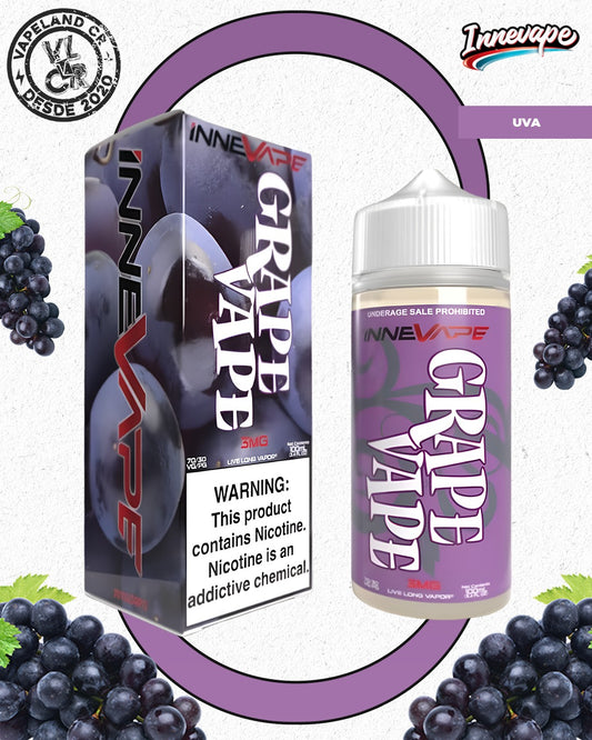 InneVape Grape Vape 3mg y 6mg.