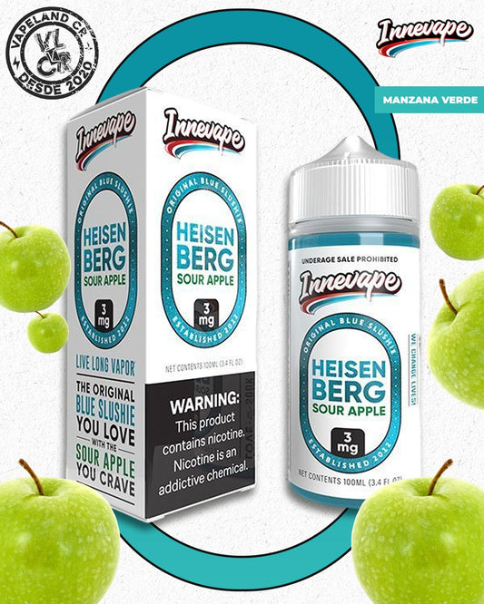 Innevape Heisenberg Sour Apple 3mg.