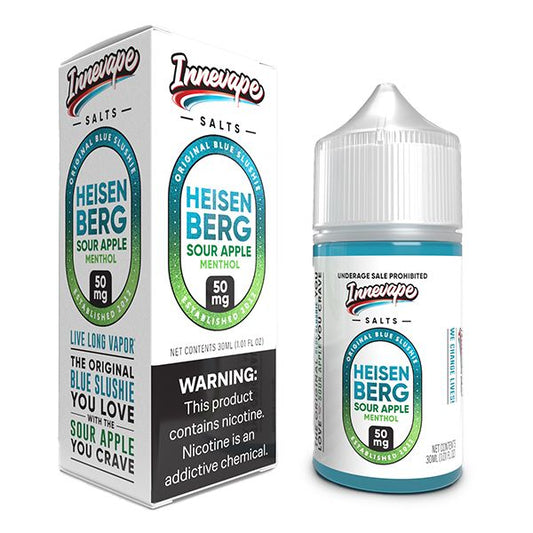 Innevape Salts Heisenberg Sour Apple Menthol 24mg.