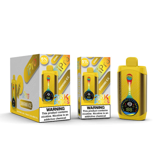 Ipro Banana Ice 26000 puffs.