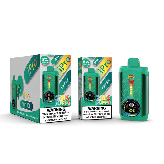 Ipro Mint Ice 26000 puffs.