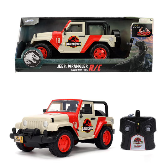 Carro a Control Remoto Jada Jeep Wrangler Jurassic Park.