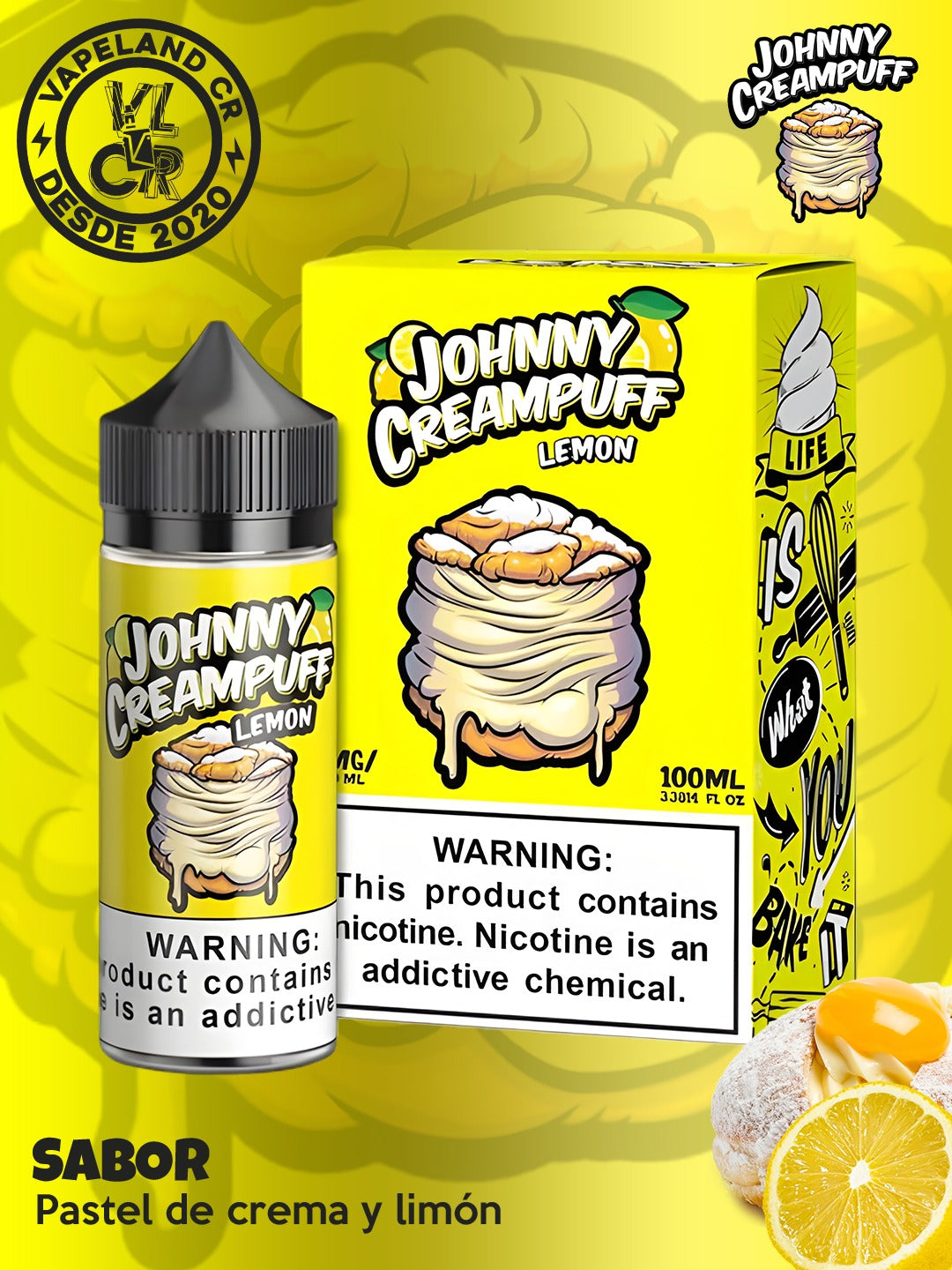 Johnny Creampuff Lemon 3mg.