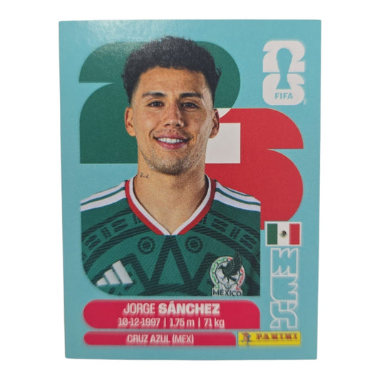 Jorge Sánchez MEX 4 Mundial 2026 Panini.
