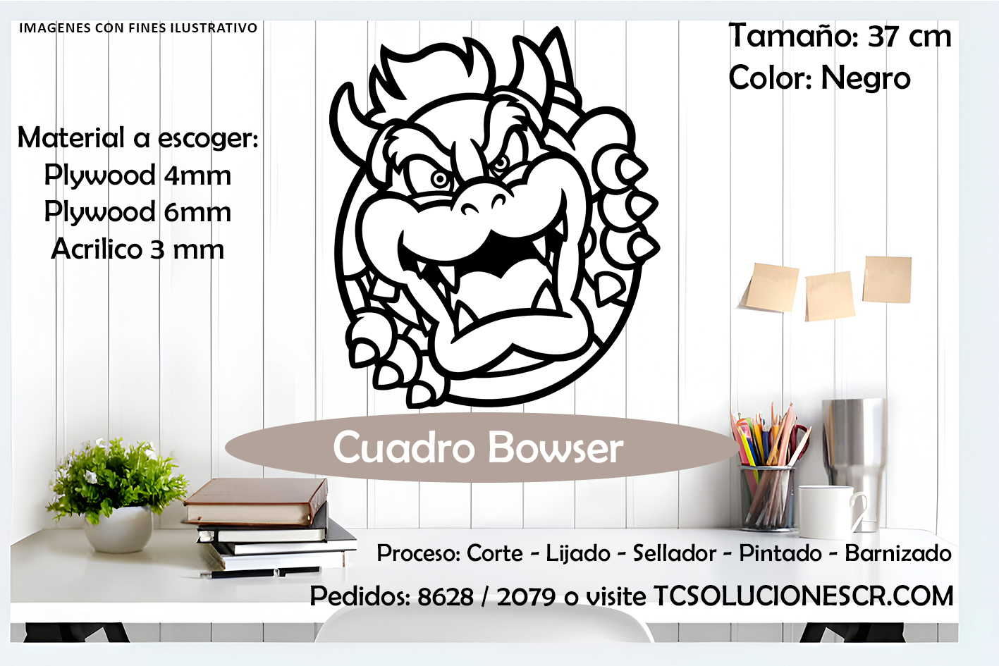 Cuadro Juego Mario Bowser