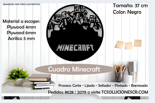 Cuadro Juego Minecraft