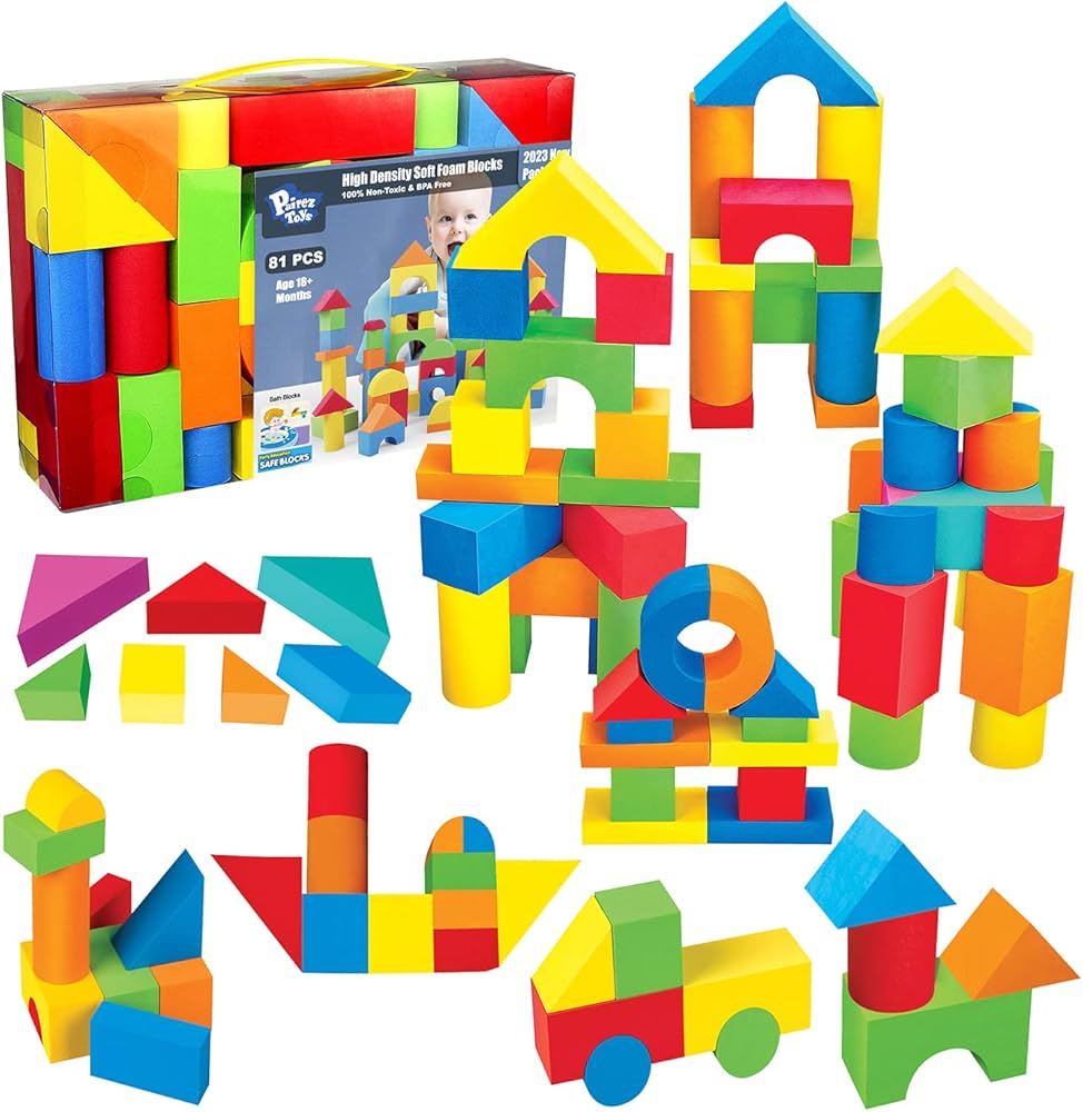 Juego de Bloques de Foam Pequeños Sen Yan Toys.
