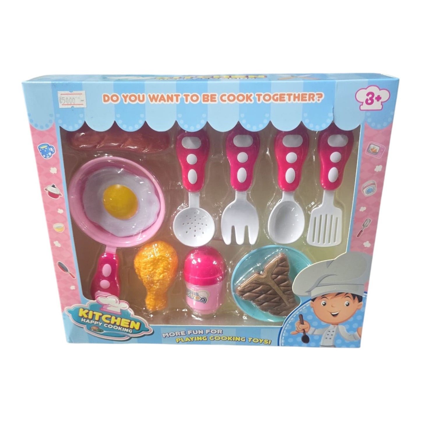 Juego de Cocina Kitchen Happy Cooking.