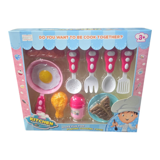 Juego de Cocina Kitchen Happy Cooking.
