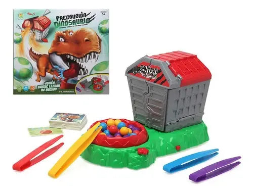 Juego de Mesa Precaución Dinosaurio.