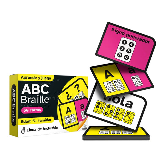 Juego de Mesa Ronda Aprende y Juega ABC Braille.