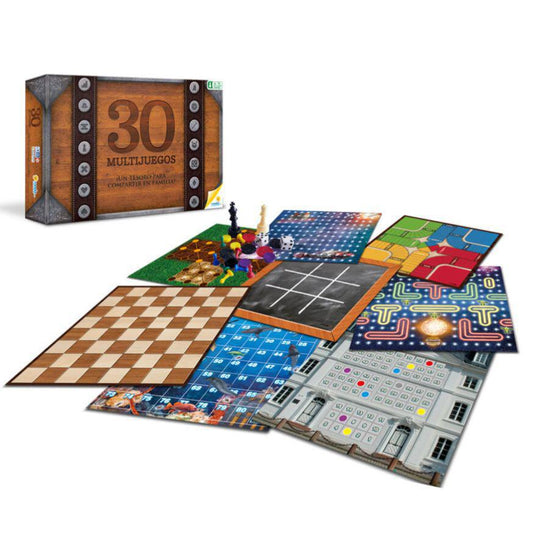 Juego de Mesa Ronda Multijuegos 30 en 1.