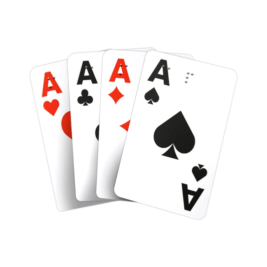 Juego de Mesa Ronda Póker Braille.
