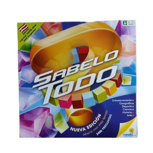Juego de Mesa Ronda SabeloTodo Costa Rica.