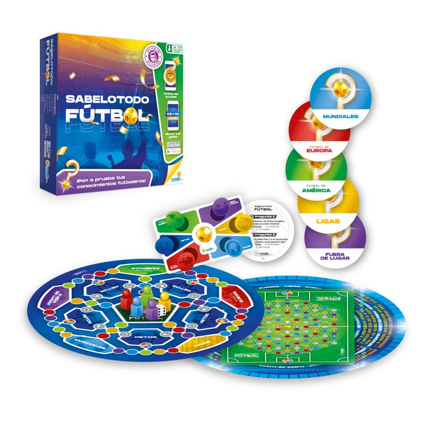 Juego de Mesa Ronda Sabelotodo Fútbol.