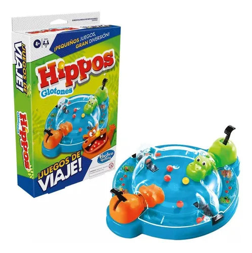 Juego de Mesa de Viaje Hasbro Hippos Glotones.