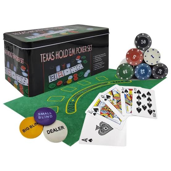 Juego de Pokér Caja de Aluminio con Paño.