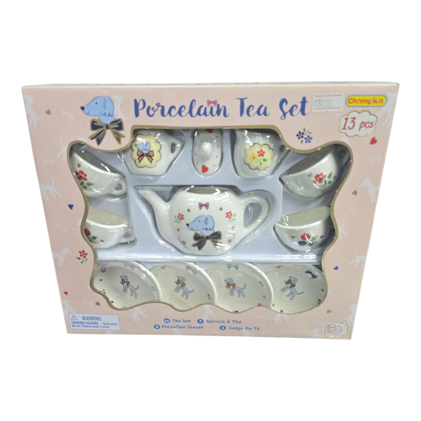 Juego de Té de Porcelana Champion.