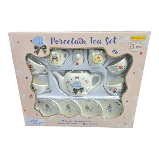 Juego de Té de Porcelana Champion.