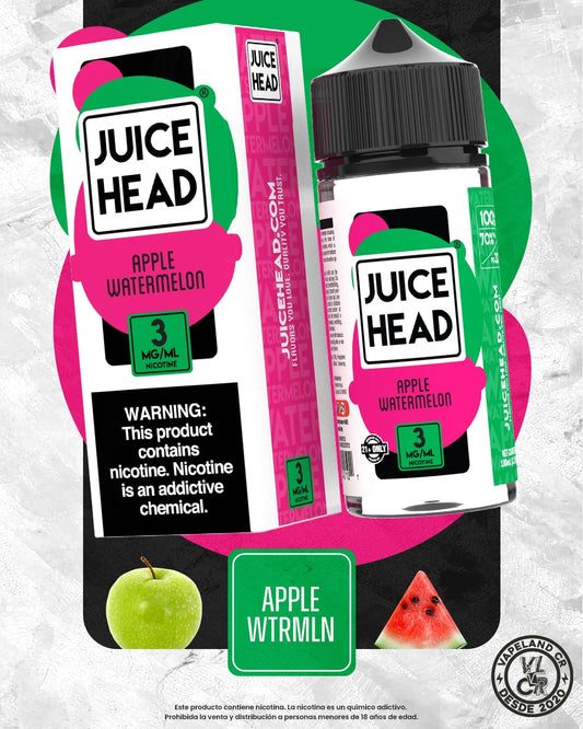 Juice Head Apple Watermelon 3mg y 6mg.