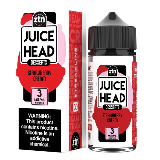 Juice Head Desserts Strawberry Cream 3mg.