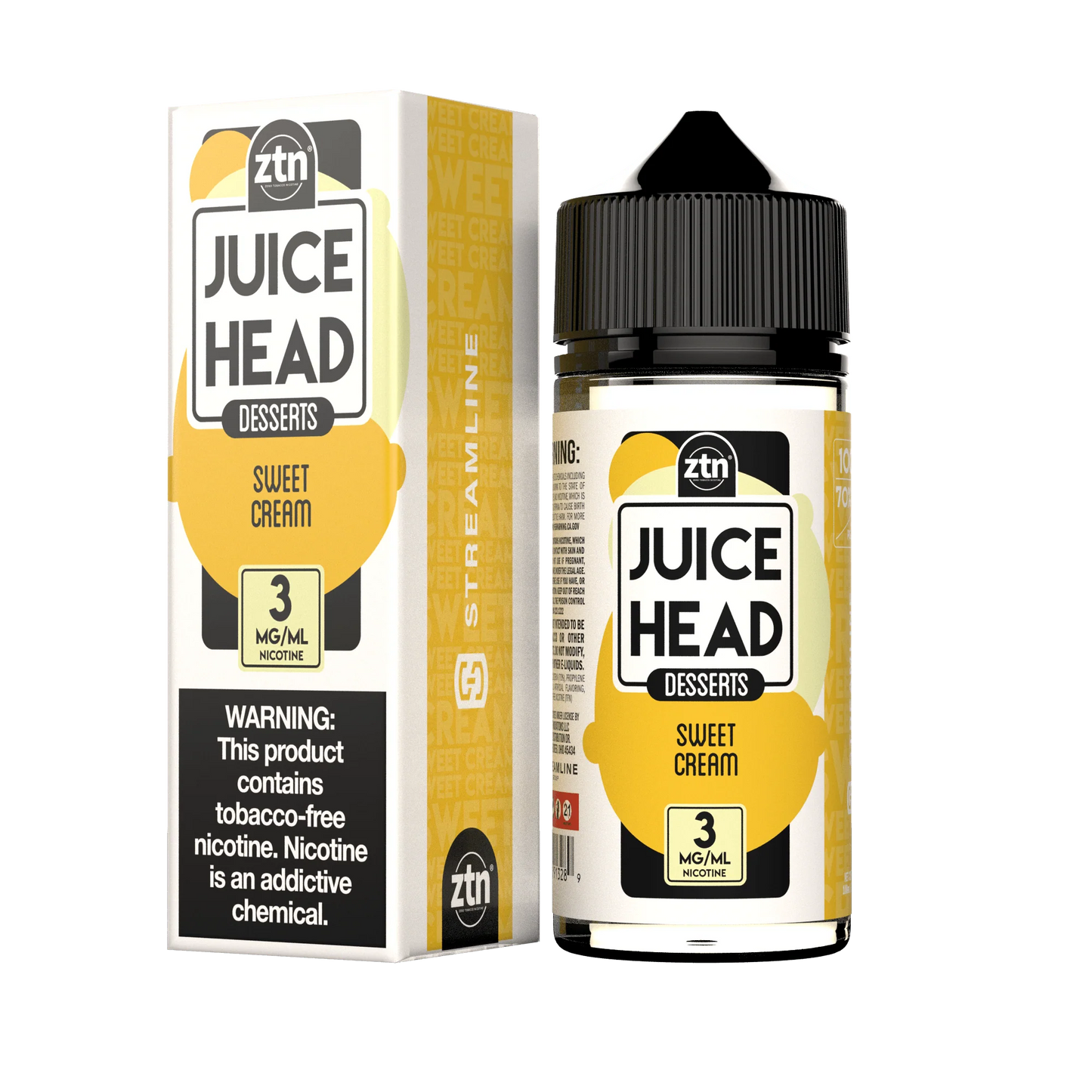 Juice Head Desserts Sweet Cream 3mg.