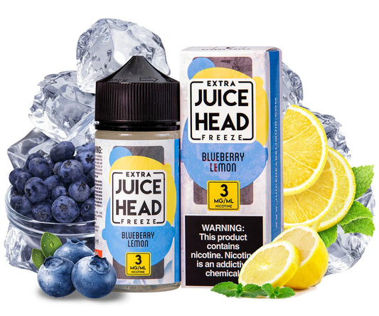 Juice Head Extra Freeze Blueberry Lemon 3mg.