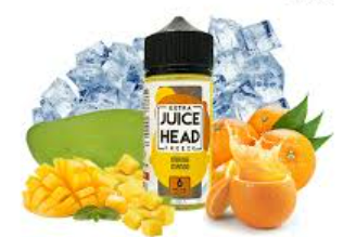 Juice Head Extra Freeze Orange Mango 3mg y 6mg.