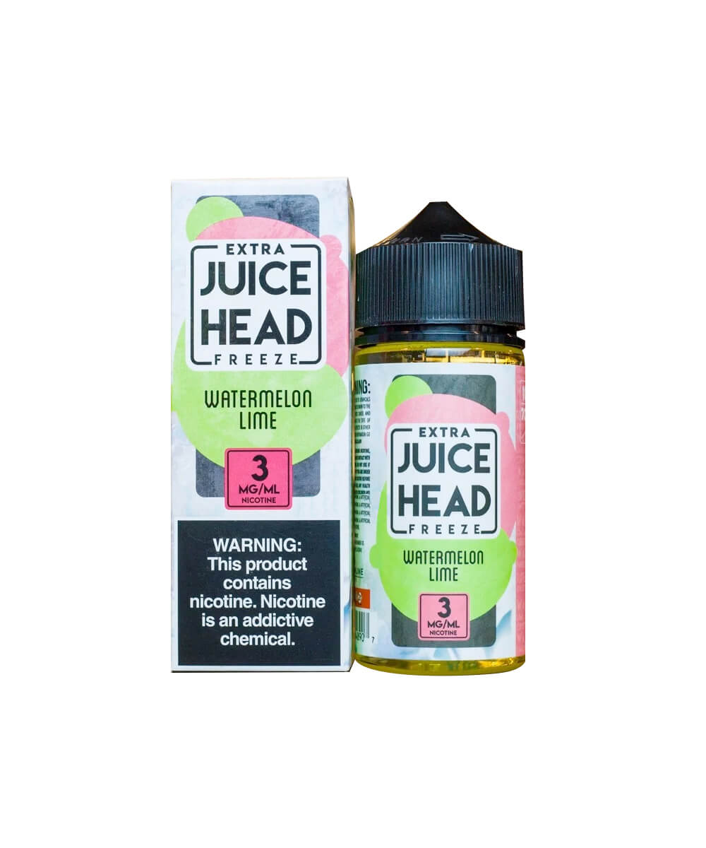 Juice Head Extra Freeze Watermelon Lime 3mg y 6mg.