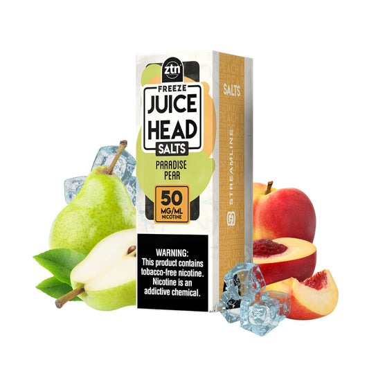 Juice Head Freeze Salts Paradise Pear 35mg y 50mg.