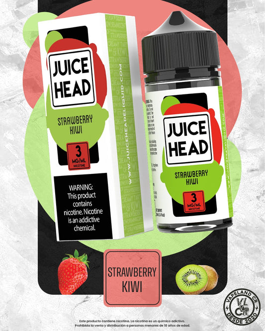 Juice Head Strawberry Kiwi 3mg y 6mg.