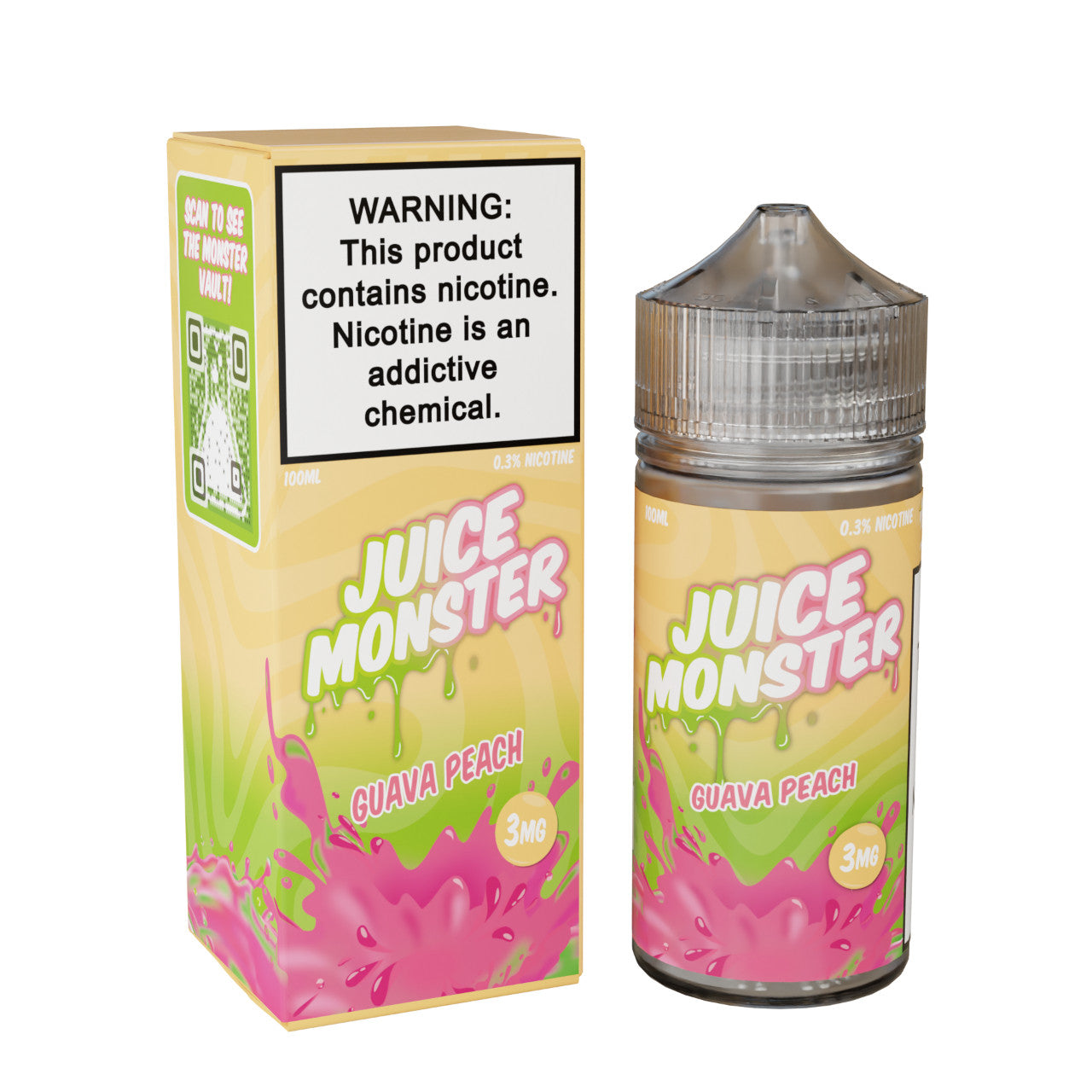 Juice Monster Guava Peach 3mg y 6mg.