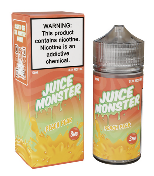 Juice Monster Peach Pear 3mg y 6mg.