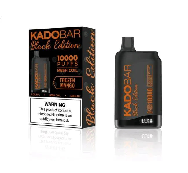 KADOBAR Black Edition Frozen Mango 10000 puffs.