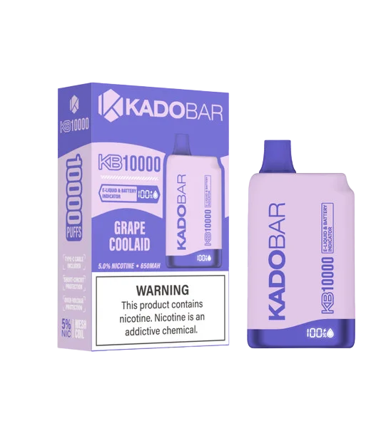 KADOBAR Grape Coolaid 10000 puffs.